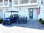 Golf cart available for a discounted rate at checkout